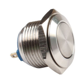 Przycisk wandaloodporny PBW-19BK monostabilny płaski