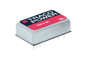 Przetwornica DC-DC, 8W, Uwe 43 → 160 V DC, Uwy 15V dc, Iwy 533mA Tak, TRACOPOWER Nie