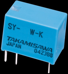 SY-12W-K Subminiature relay SY 12 VDC, 1 changer 1 A