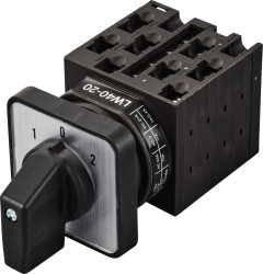 TRU COMPONENTS TC-12835372 Przełącznik krzywkowy TC-LW40-20 D404/4A48I, 690 V, 20 A, 2 x 45 °