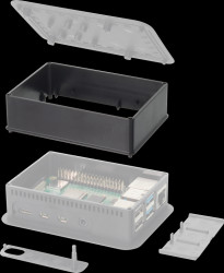 RPI4-SPACER.9 Case accessories - Walking booster, black