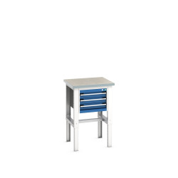 Moduł szafki narzędziowej, 3-szufladowa, materiał: Blacha stalowa, Bott