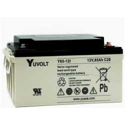 Yuasa Yuvolt Yucel Y65-12I Valve Regulated Lead Acid SLA Battery 12V 65.0Ah