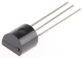Tranzystor polowy złączowy, N-kanałowy, Otwór przezierny, 3-pinowy Pojedynczy
