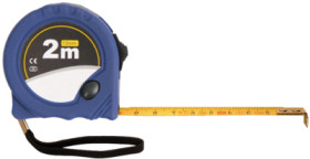 Rolling tape measure, 2 m, steel, 70 g, 7-506