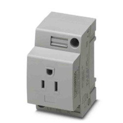 Gniazdo sieciowe Gniazdo Szyna DIN 15A