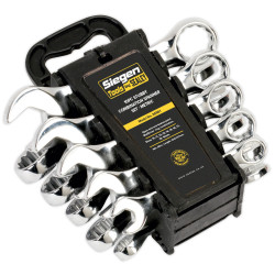 Siegen S0561 Combination Spanner Set Stubby 10pc Metric