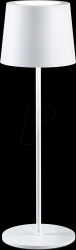 76997 Gilo cordless lamp, IP44, dimmable, 2700K, matt white