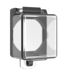 Osłona Osłona z blokadą do uzytku z: Głowice impulsowe i wciskane-wciskane Legrand