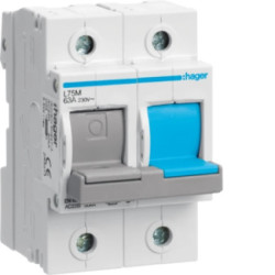 Rozłącznik bezpiecznikowy 1P+N 63A D02 L75M