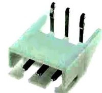 TMX03-WK/3 Złącze mocy, wtyk do druku, kątowy - 3pin - raster: 2.5mm (z kluczem) - kpl. 3 sztuki