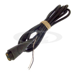 przewód zasilający gumowany z gniazdem 2 otworowym z odgiętką dł. 1,8m