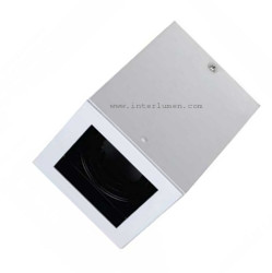 v-tac oprawa n/t 100x100x142mm GU10 35W biała