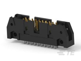 Złącze PCB 20-pinowe AMP-LATCH raster: 2.54 mm Pionowy 2-rzędowe TE Connectivity Płyta250 V W osłonie