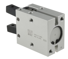 Chwytak pneumatyczny, palce: 2, Podwójna, M5 x 0,8, Kąt, 0,6 MPa