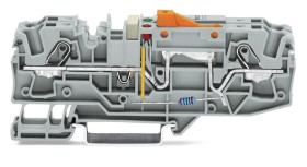 Złączka rozłączalna do kontroli doziemień 24V szara TOPJOBS 2006-1671/1000-848 /12szt./