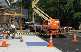Bariera ochronna długość taśmy 9m Bariera chowana Czarny, żółty