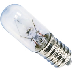 Incandescent bulb, E14, 5 W, 30 V (DC), clear, 113005