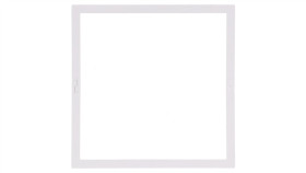 Ramka Wypełniająca Pojedyncza Serii Deco Biały Drw-1