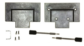 Osłona tylna D-Sub 68 -pinowe Cynk Proste TE Connectivity