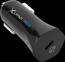 215565 USB charger, 5 - 12 V, 3 A, car, black