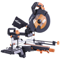 Evolution 052-0001A R255SMS&#x2B; Pro MultiMaterial Sliding MitreSaw 255mm 2000W 240V