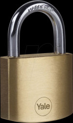 Y110B/40/122/1/B Padlock, brass, 40 mm