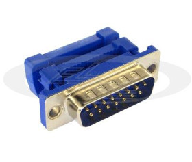 wtyk DSUB15 zapinany na przewód taśmowy