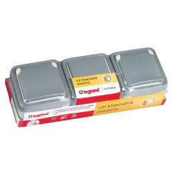 Włącznik światła, 10A, 250V, 1-biegunowy, IP55 Plexo, Legrand