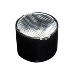 Soczewka LED szerokokątna, kąt widzenia 25° Bezbarwny Metakrylan polimetylu (PMMA) Kopuła, Ledil, seria: LEILA