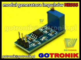 Moduł generatora impulsów NE555