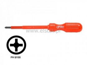 Wkrętak krzyżowy zwykły PH 0x100 izolowany