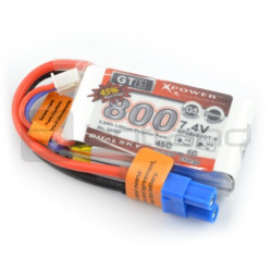 Pakiet Li-Pol Dualsky 800mAh 45C 2S 7.4V