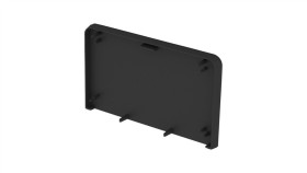 Końcówka Do Kanału Parapetowego Pk Czarny 90X55 Kopos