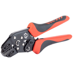 CK Tools T3684 Ratchet Crimping Pliers For Bootlace Ferrules 0.25 - 6mm²