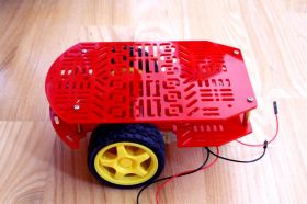 Platforma robota dwukołowego, konstrukcja z pleksi