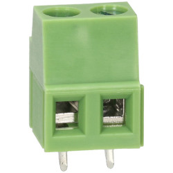 TruConnect 214005 2 Way 15A 300V Rising Clamp Terminal Block 5.08mm