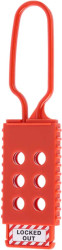Blokada klamrowa Blokada zamka elektrycznego RS PRO Czerwony długość pałąka: 80mm zamki: 6