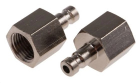 Szybkozłączka pneumatyczna, materiał Mosiądz, złącze G 1/8 żeńskie, RS PRO Rectus 20, Rectus 91, Walther 06-003