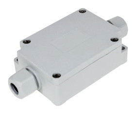 Puszka elektroinstalacyjna ścienna Plastik 60 x 40 x 24mm Szary IP65 liczba otworów 2 Takachi Electric Industrial