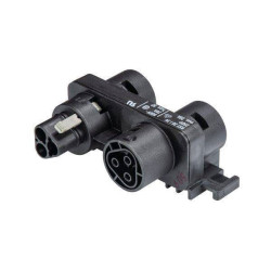 Wieland 96.030.0153.1 RST&#xAE; CLASSIC Splitter 250V/20A 3-pin Black