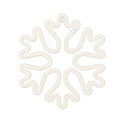 Neon LED CHRISTMAS PŁATEK ŚNIEGU biały FLNE20 Forever Light