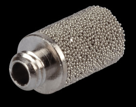 Screw-in silencer, metal, M5