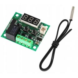 Termostat - programator temperatury 12V (-50 ~ 80°C) montażowy / W1209