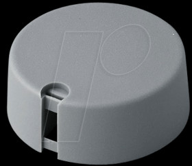 A1040638 Potentiometer knob Ø 40 mm, 6.35-mm axle, TOP-KNOBS, grey
