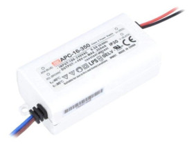 APC-16-350 Zasilacz impulsowy, LED, 16,8W, 12÷48VDC, 350mA, 90÷264VAC, IP42