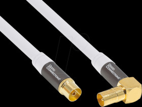 GC-M2061 Antenna cable SmartFlex IEC plug angled &lt;&gt; socket 1m