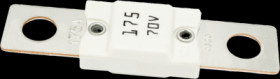 Automotive flat fuse, 175 A, 70 V, white, (L x W x H) 68 x 10.5 x 19 mm, MGHV175