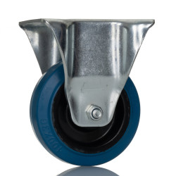 Koło samonastawne średnica kabla 100mm Płyta RS PRO 180kg wysokość całkowita 132mm