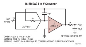 Dual 200MHz, 30V/μs 16-Bit Accurate AV ≥ 2 Op Amp
